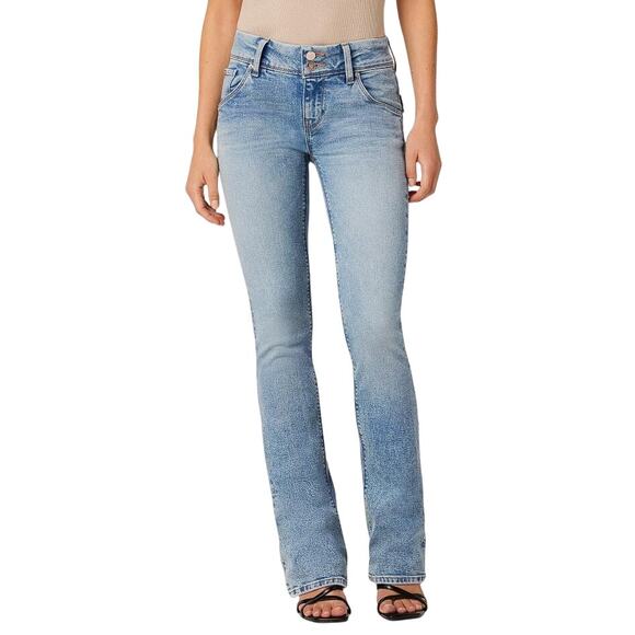 HUDSON Women's Beth Mid-Rise Baby Bootcut Petite Jean Size 28 In Motion - Picture 1 of 16